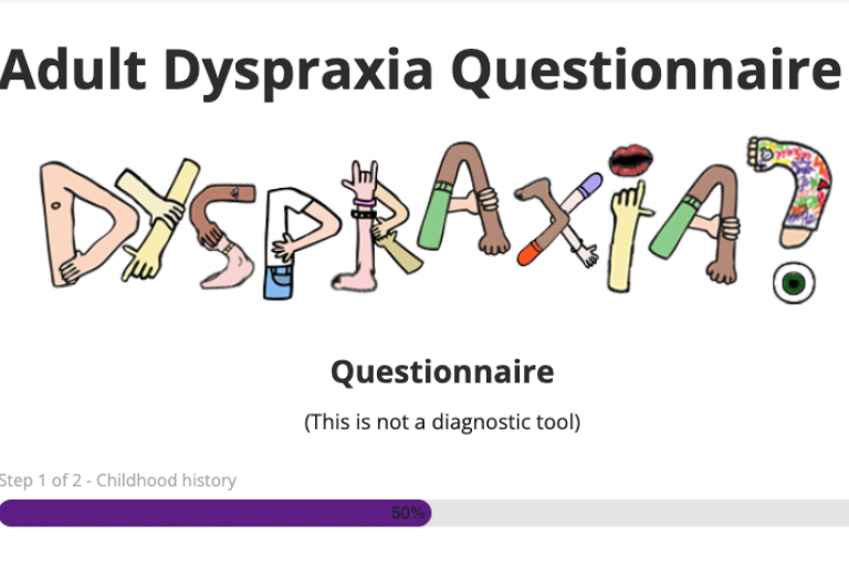 Logo of the Adult Dyspraxia Questionnaire.